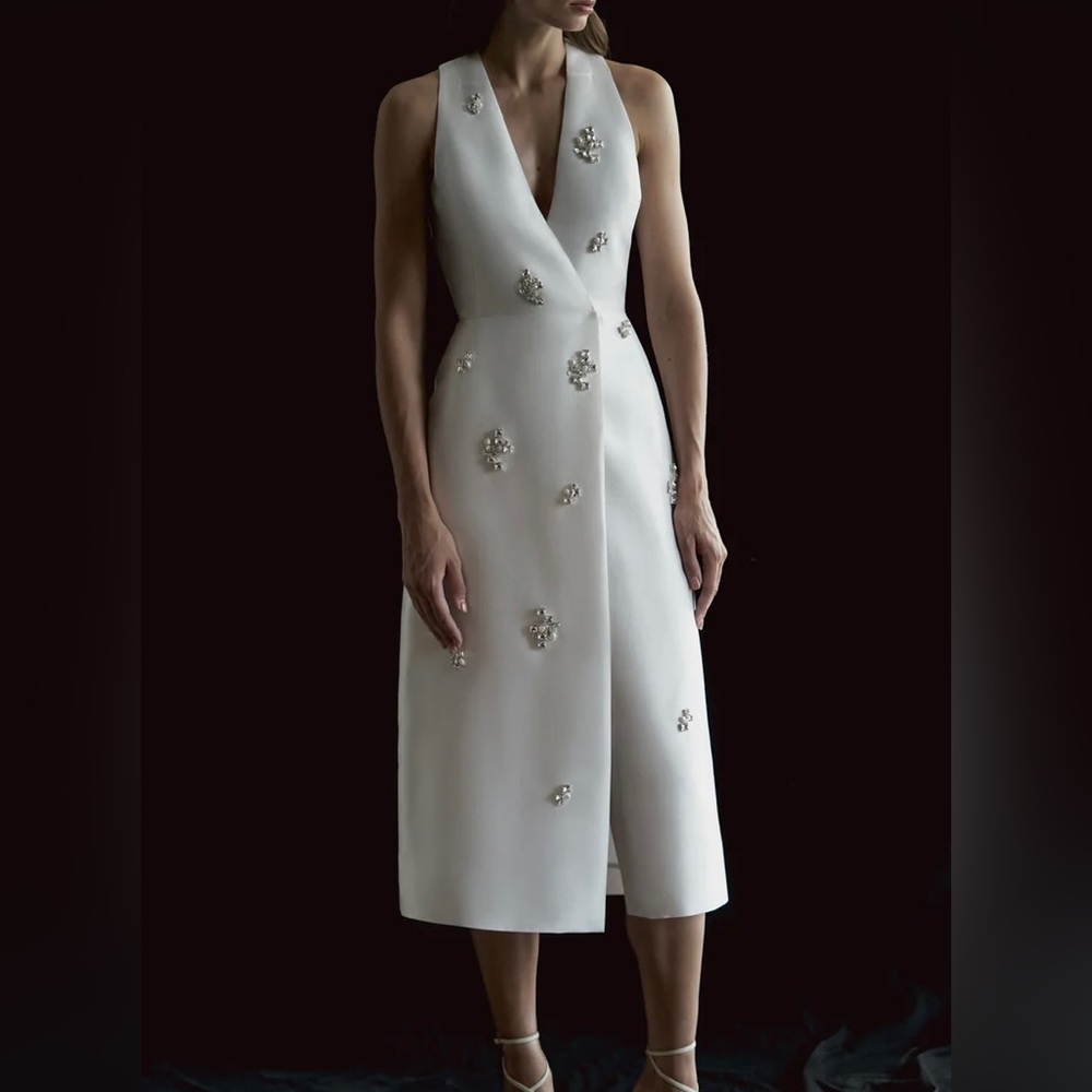 White NDS the label bridal dress